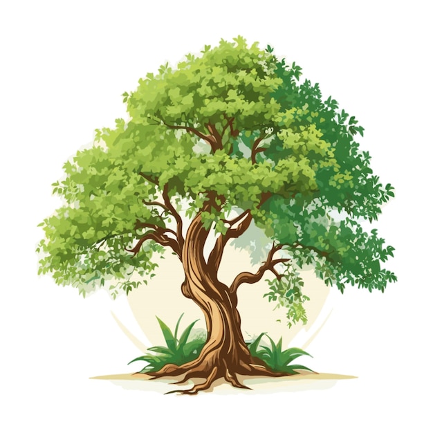 Vector de ilustración de árbol