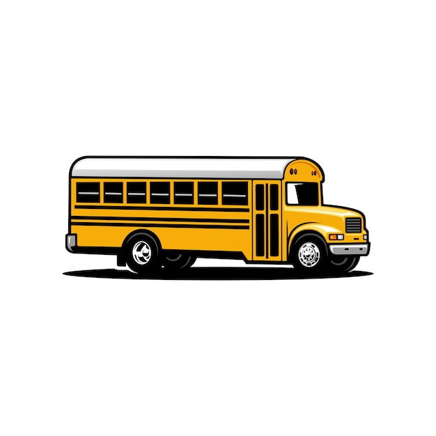 vector de ilustración de autobús escolar
