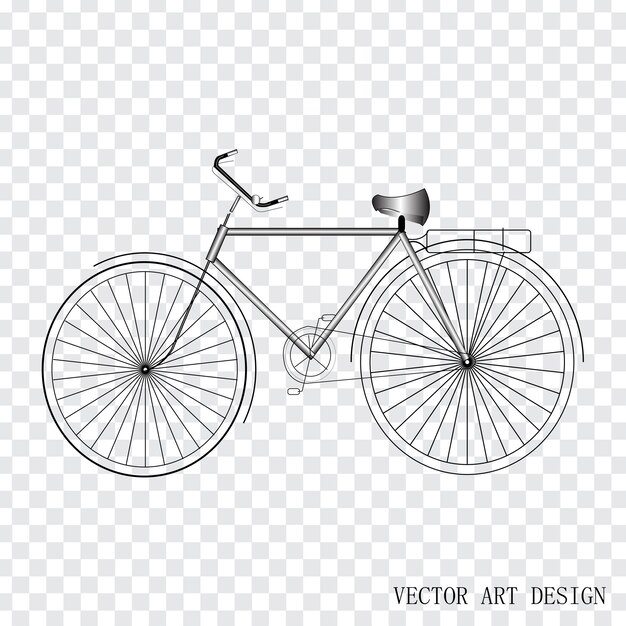 Vector y ilustración de la bicicleta imprime