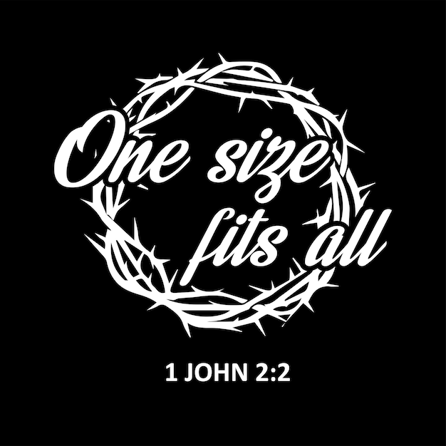 Vector de ilustración de diseño de camiseta de verso de la biblia cristiana