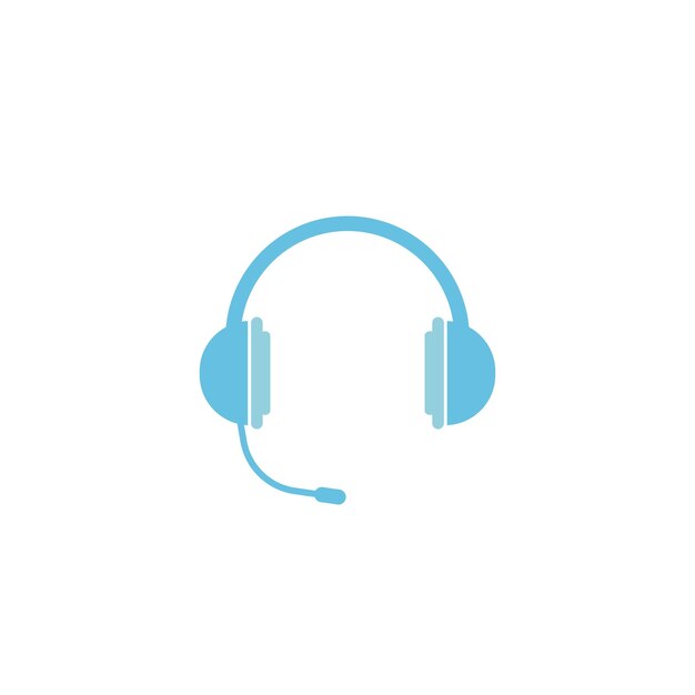 Vector de ilustración de diseño de icono de micrófono