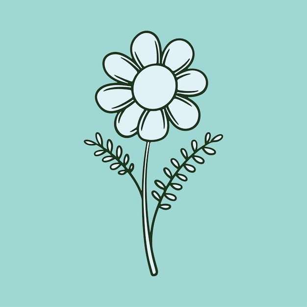 vector de ilustración floral botánica