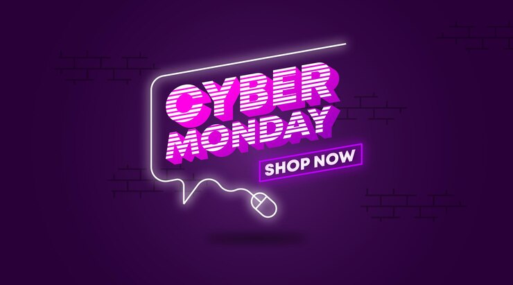 Vector vector de ilustración de fondo de venta de cyber monday vector de ilustración de fondo de venta
