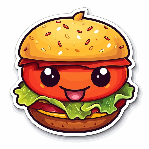 vector de ilustración de hamburguesa