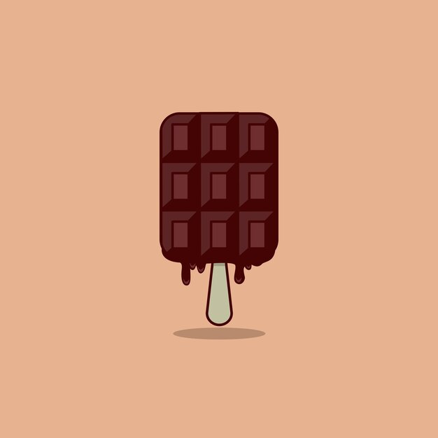 Vector vector de ilustración de helado derretido