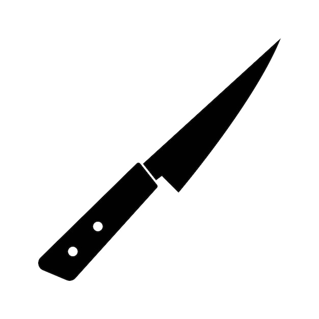 Vector de ilustración del icono del cuchillo