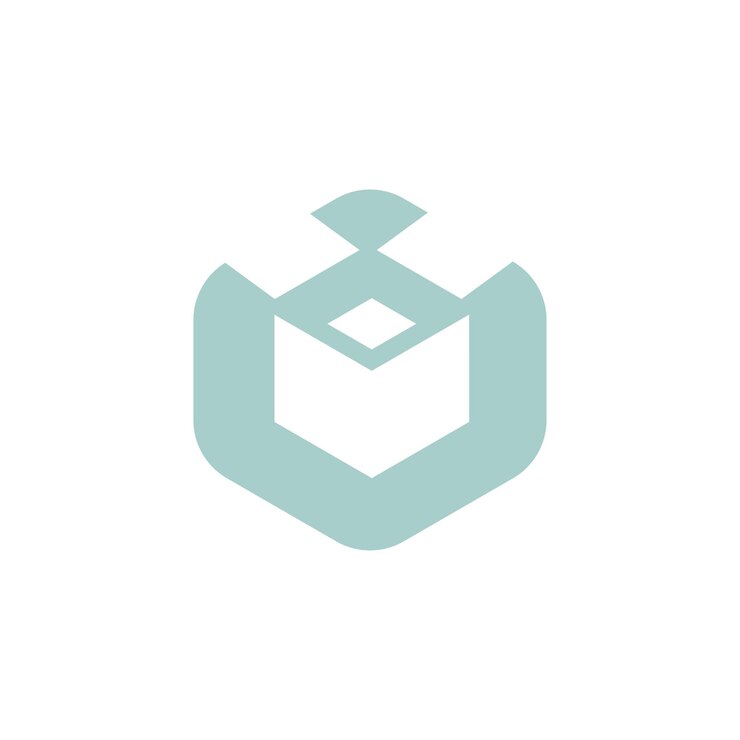 Vector de ilustración del icono del logotipo de Hexa Cube