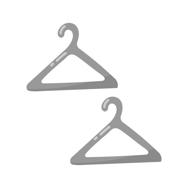 Vector de ilustración del icono de la percha de traje dibujado a mano