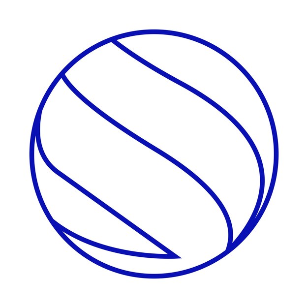 vector de ilustración de icono de volea
