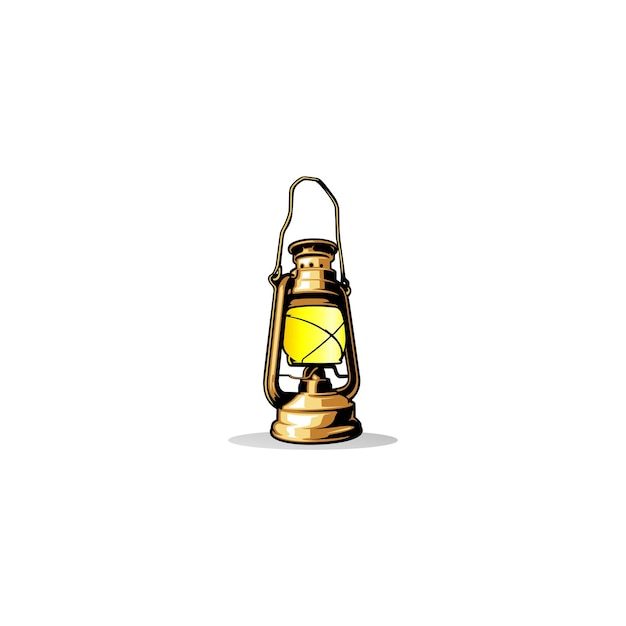 Vector de ilustración de linterna