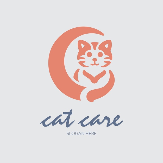 Vector de ilustración del logotipo de Cat
