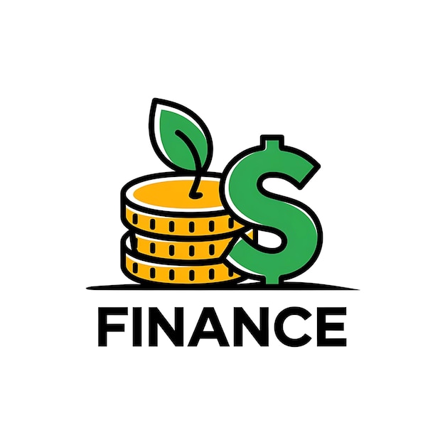 Vector de ilustración del logotipo financiero Arte