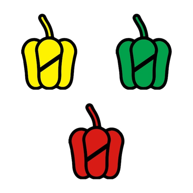 Vector y ilustración del logotipo de las frutas