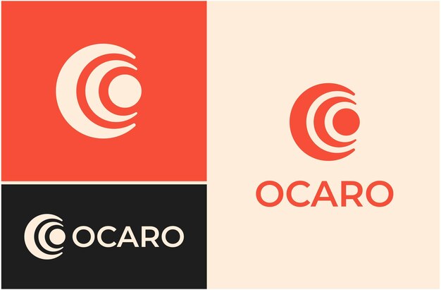 Vector de ilustración del logotipo sencillo de Oscaro