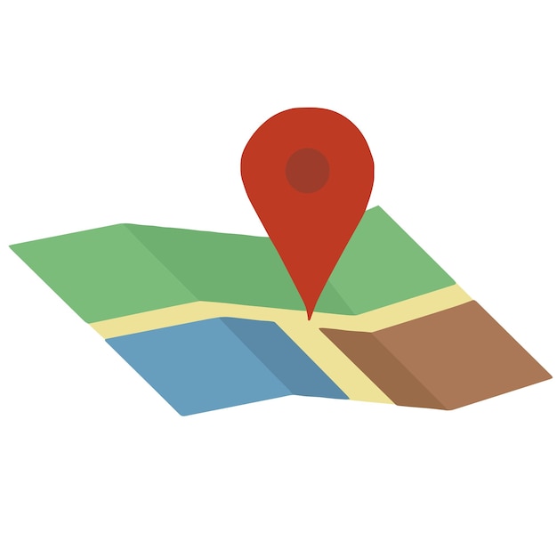 Vector de la ilustración del mapa