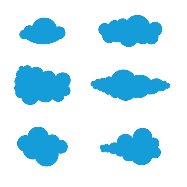 Vector de ilustración de nube