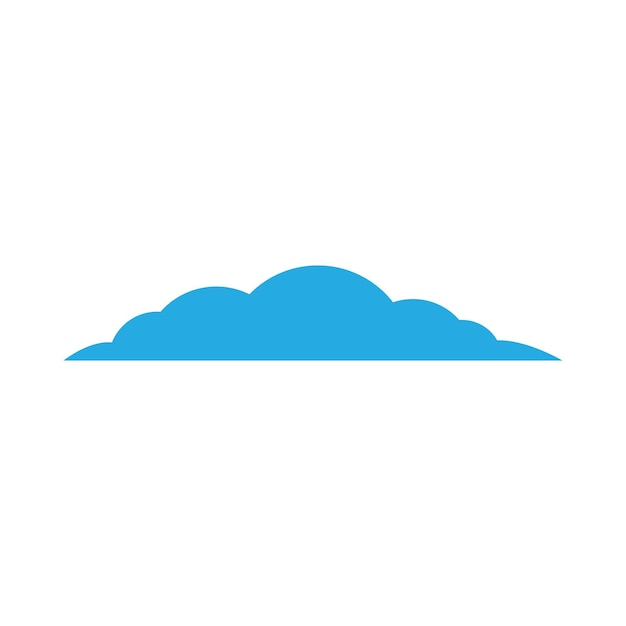 Vector de ilustración de nube
