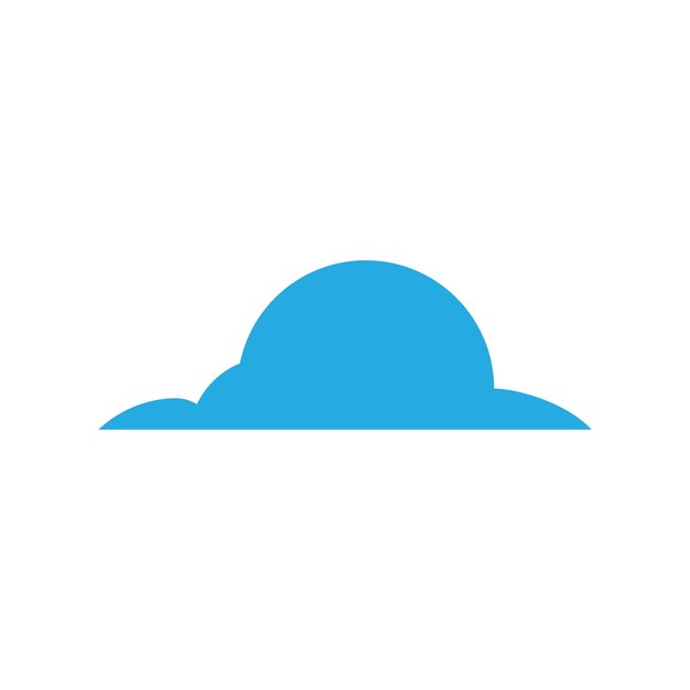 Vector de ilustración de nube
