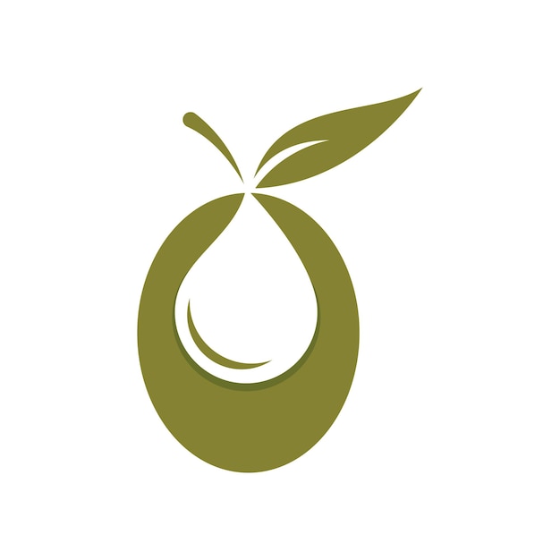 Vector de ilustración de oliva