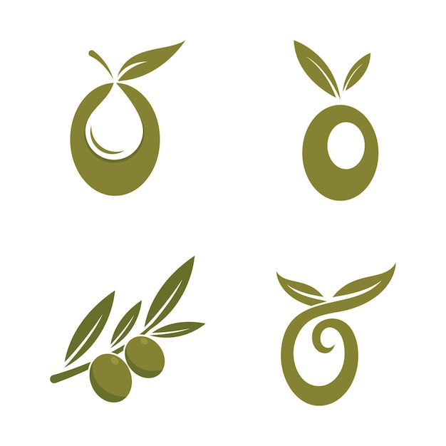 Vector de ilustración de oliva