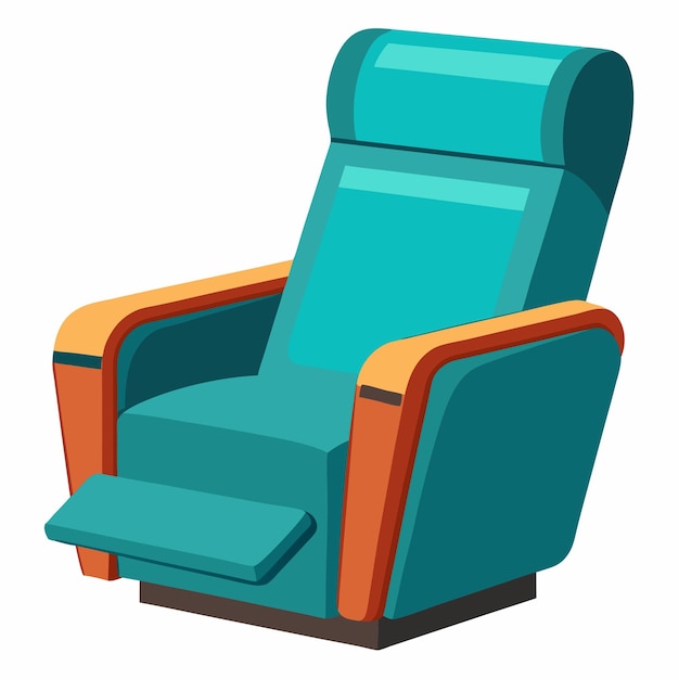 vector de ilustración de reclinador