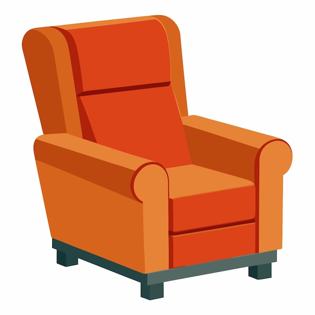 vector de ilustración de reclinador