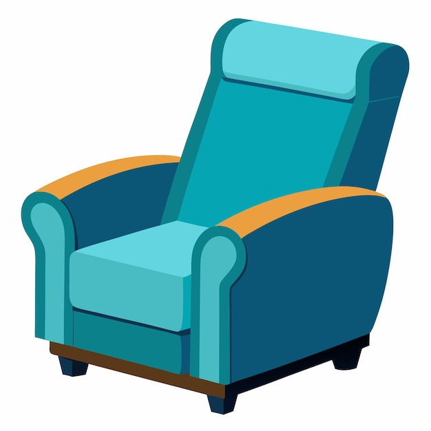 vector de ilustración de reclinador