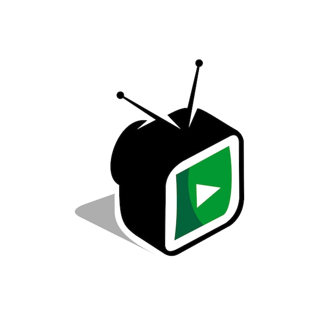 vector de ilustración de televisión, vector electrónico