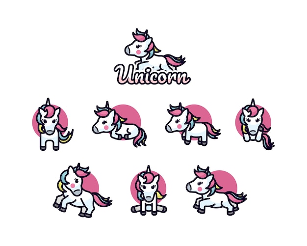 vector de ilustración de unicornio