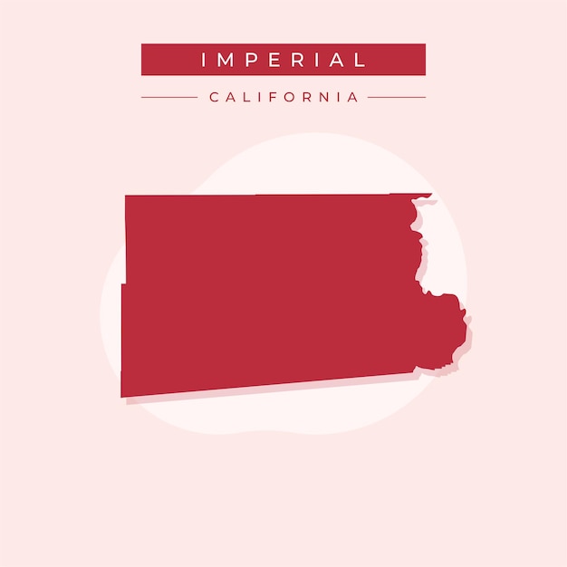 Vector de ilustración del vector de Imperialmap California