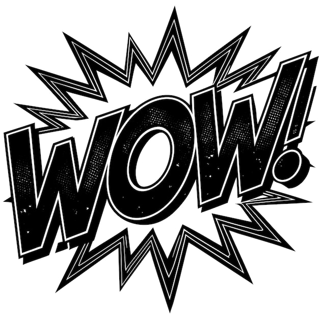 Vector una imagen en blanco y negro de una palabra superpuesta que dice cita wp cita