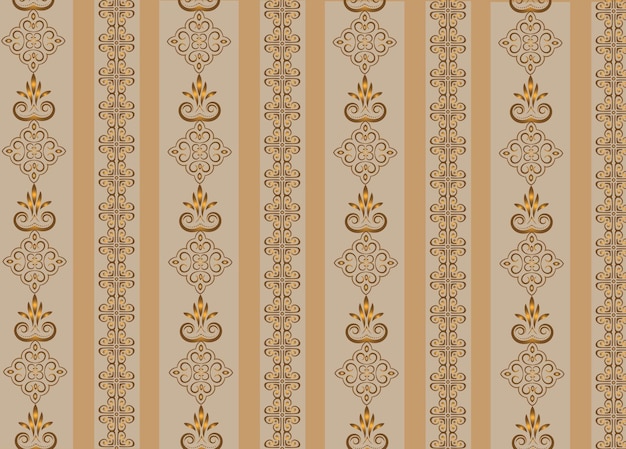 Vector de imagen de diseño de fondo de adorno de Damasco transparente de lujo decorar