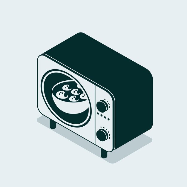 un vector de imagen ilustrador de horno