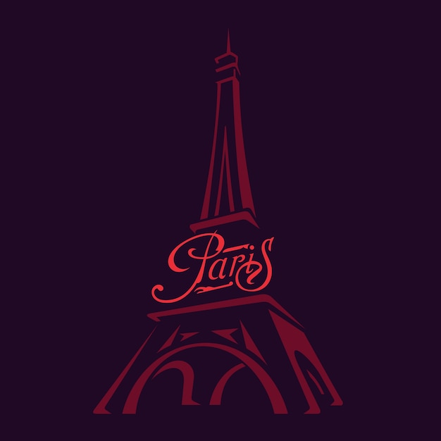 Vector de la imagen de la Torre Eiffel.