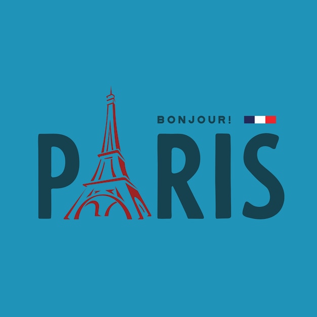 Vector de la imagen de la Torre Eiffel.