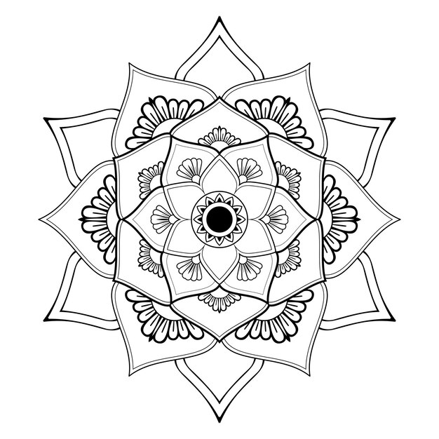 Vector indian mandala