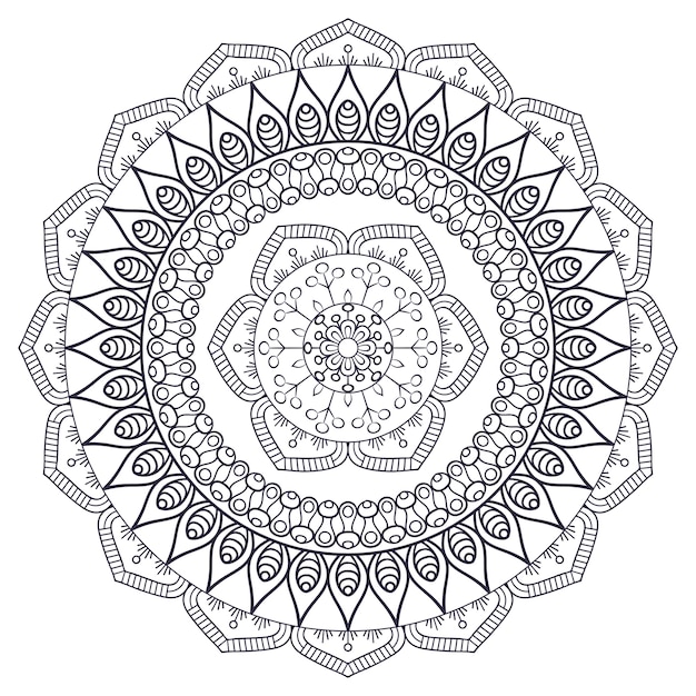 Vector indio Mandala