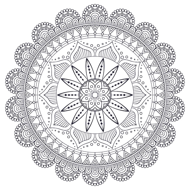 Vector indio Mandala