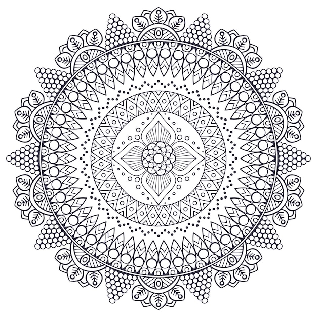 Vector indio Mandala