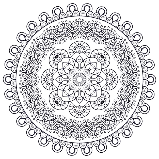 Vector indio Mandala