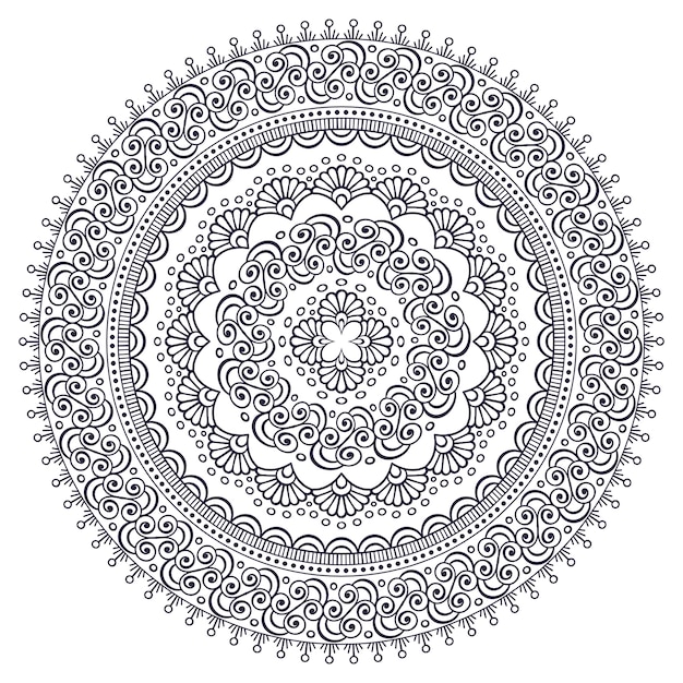 Vector indio Mandala