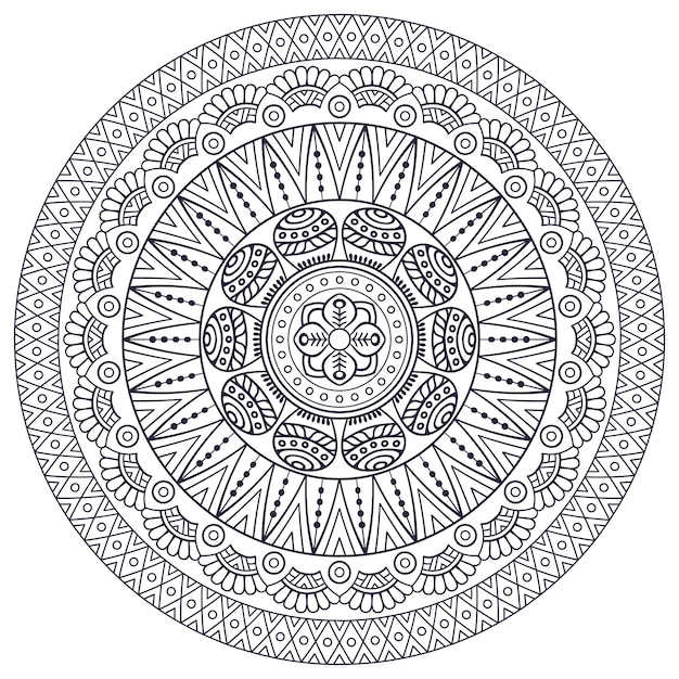 Vector indio Mandala
