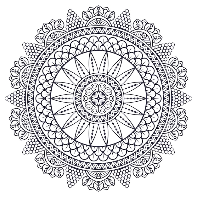 Vector indio Mandala