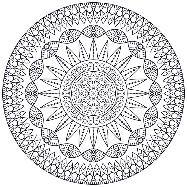 Vector indio Mandala