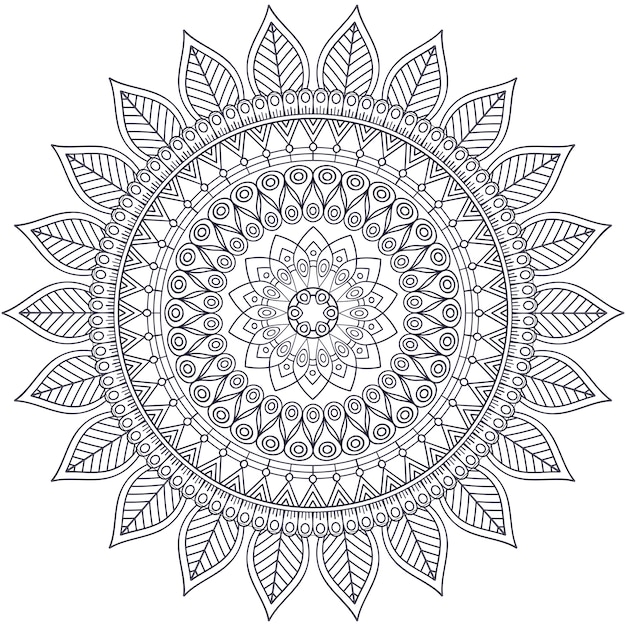 Vector indio Mandala