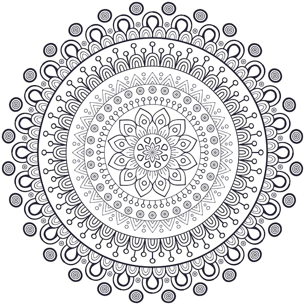 Vector indio Mandala