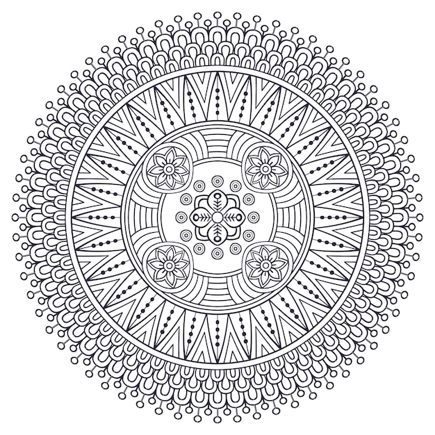 Vector indio Mandala