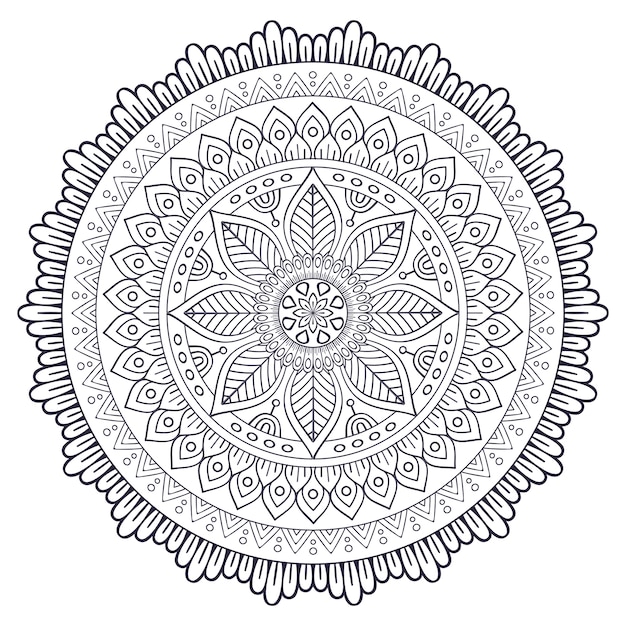 Vector indio Mandala