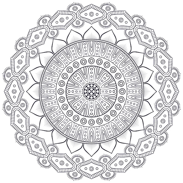 Vector indio Mandala