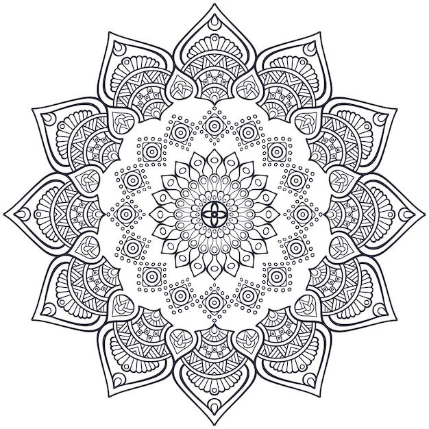 Vector indio Mandala